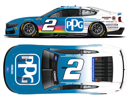 Austin Cindric 2026 - #2 PPG - 1:24 ELITE Diecast