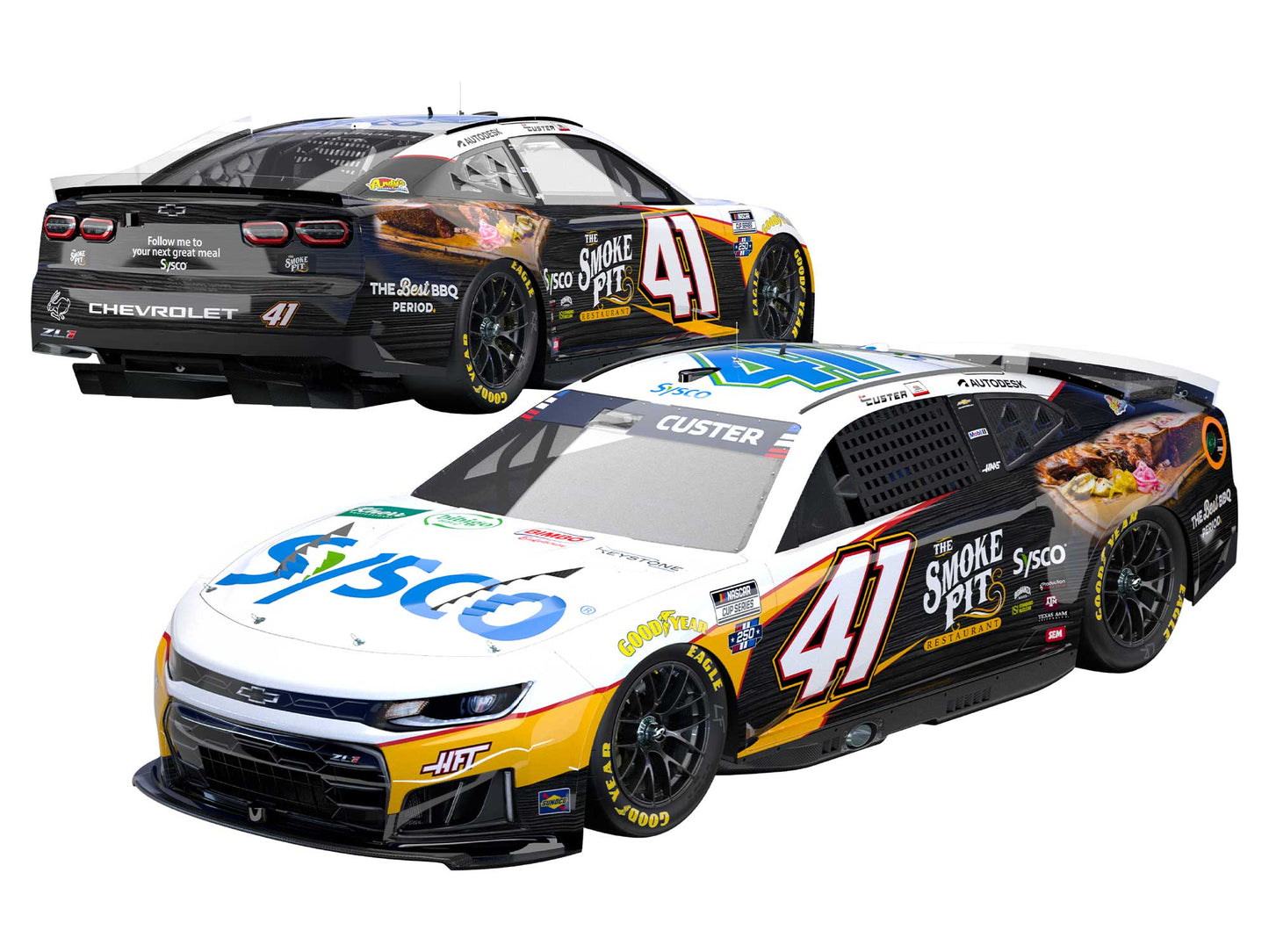 Cole Custer 2026 - #41 Sysco / The Smoke Pit - 1:64 ARC Diecast