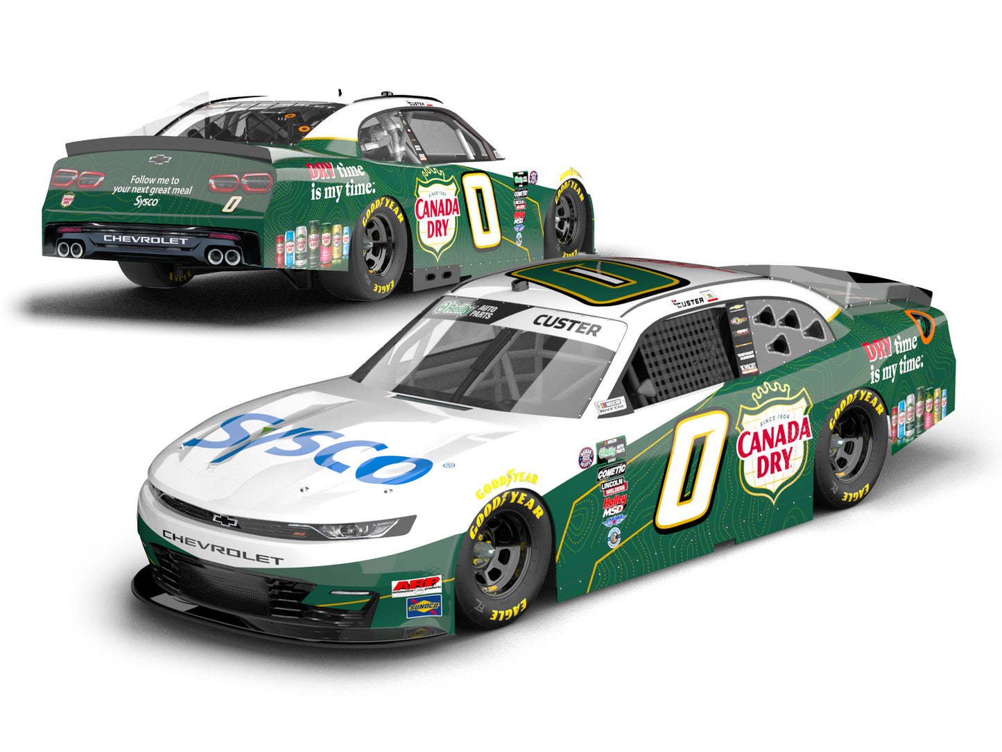 Cole Custer 2026 - #0 Sysco / Canada Dry - 1:64 ARC Diecast