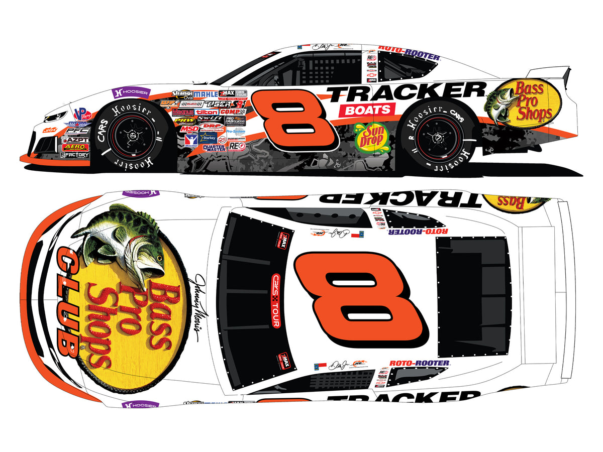 Dale Earnhardt Jr 2025 - #8 Bass Pro Shops - 1:24 ARC Autographed 