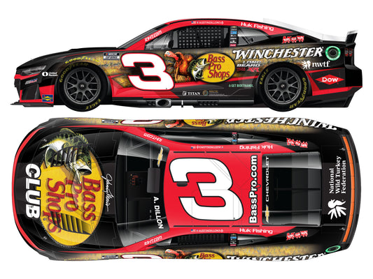 Austin Dillon 2026 - #3 Bass Pro Shops / Winchester Long Beard XR - 1:64 ARC Diecast