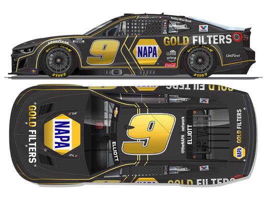 Chase Elliott 2025 - #9 NAPA Gold Filters - 1:64 ARC Diecast