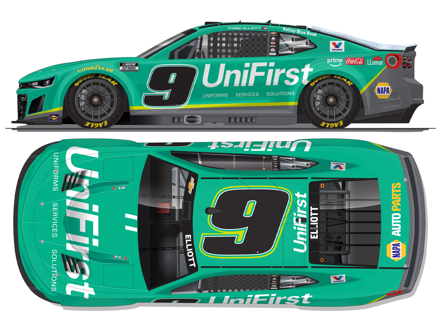 Chase Elliott 2026 - #9 UniFirst - 1:64 ARC Diecast