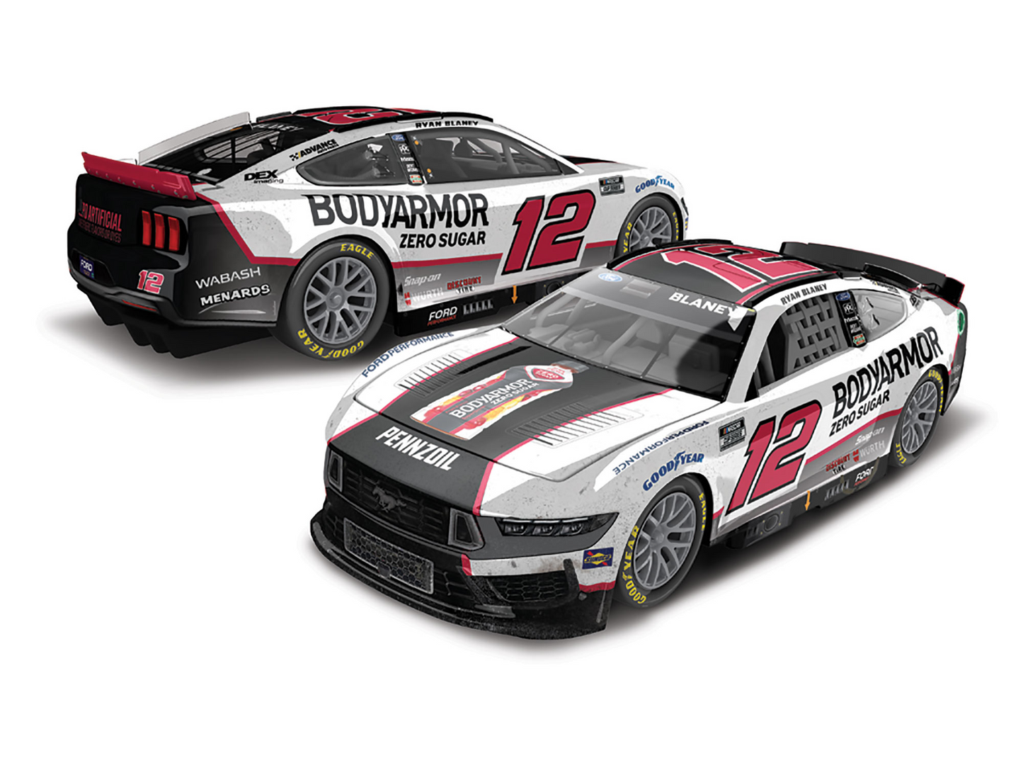 Three-Wide Thriller in Atlanta 2024 - Atlanta Raced Win (3-Pack) - 1:64 ARC Diecast