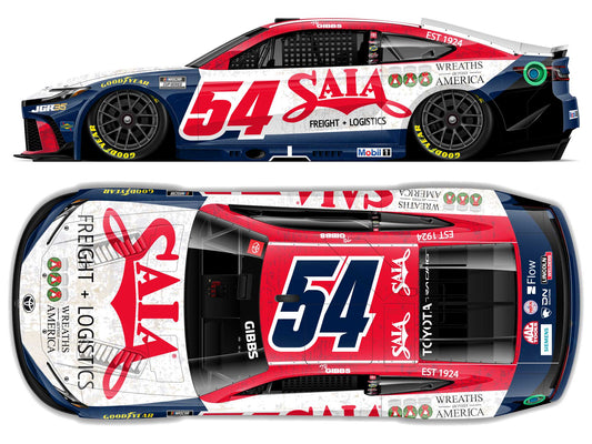 Ty Gibbs 2026 - #54 Saia Wreaths Across America - 1:64 ARC Diecast
