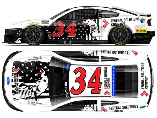 Todd Gilliland 2026 - #34 Federal Solutions Company - 1:64 ARC Diecast