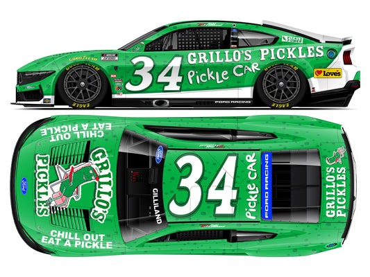 Todd Gilliland 2026 - #34 Grillo’s Pickles - 1:24 ELITE Diecast