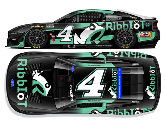 Noah Gragson 2026 - #4 Ribbiot - 1:24 ARC Chrome Diecast