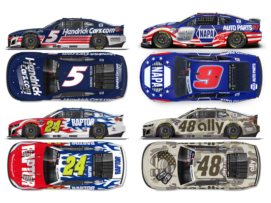 Hendrick Motorsports 2026 - Patriotic (4-Pack) - 1:64 ARC Diecast