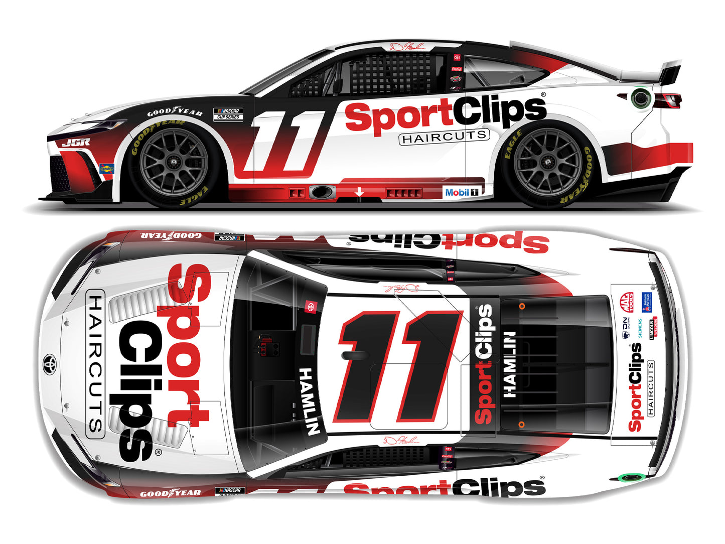 Denny Hamlin 2025 - #11 Sport Clips - 1:24 ARC Diecast