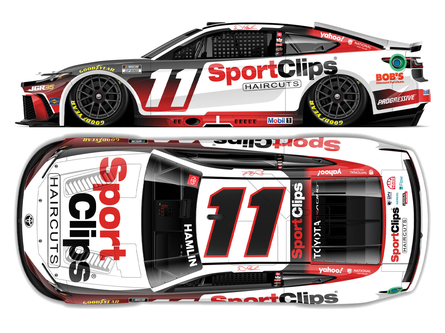 Denny Hamlin 2026 - #11 Sport Clips - 1:24 ARC Diecast