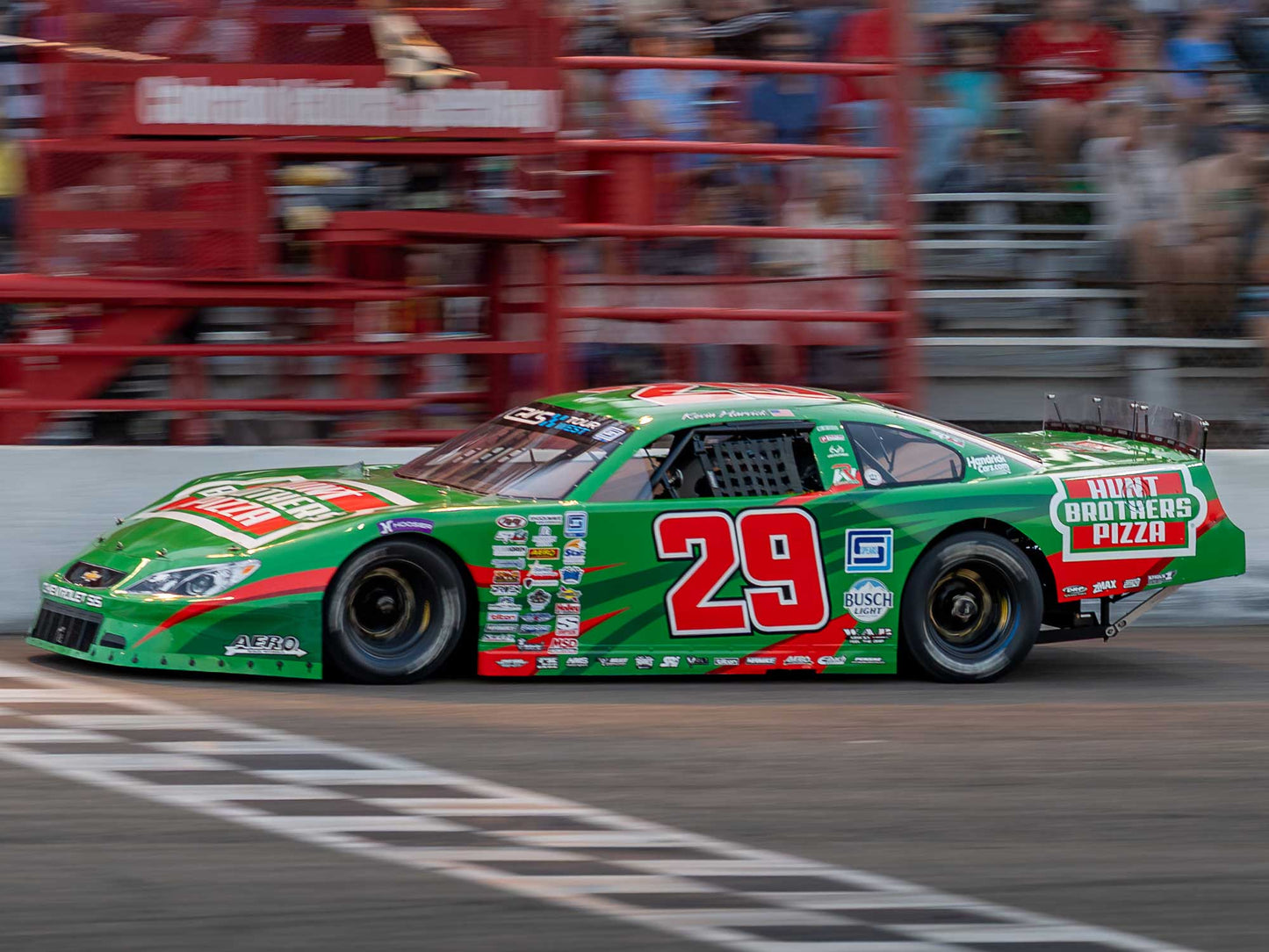 Kevin Harvick 2026 - #29 Hunt Brothers Pizza (Colorado National Raced Win) - 1:24 ARC Chrome Diecast