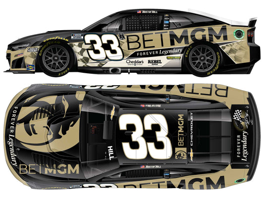 Austin Hill 2026 - #33 BETMGM - 1:24 ARC Chrome Diecast