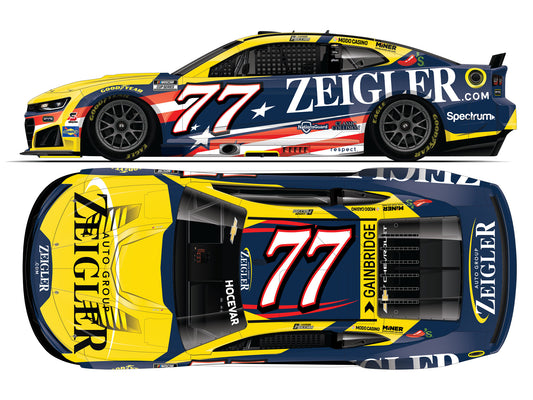 Carson Hocevar 2026 - #77 Zeigler Patriotic - 1:64 ARC Diecast