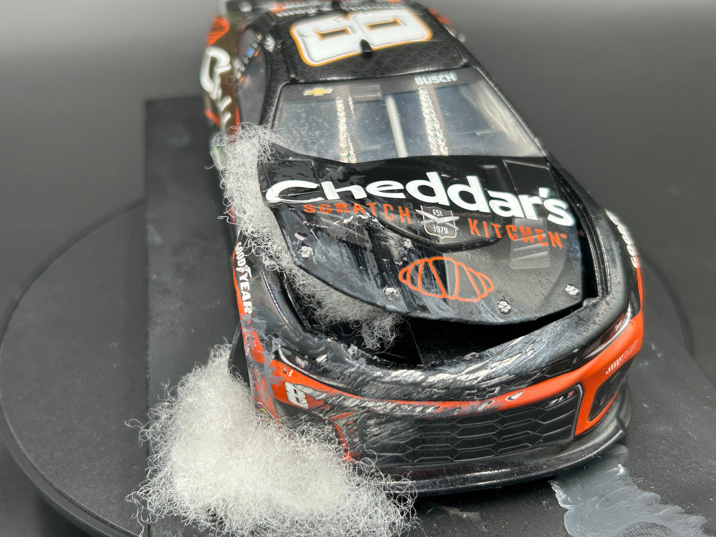 MrMuffin Racing Custom Wrecked 2024  Kyle Busch #8 Cheddar's Iowa Speedway - MRMRC-009