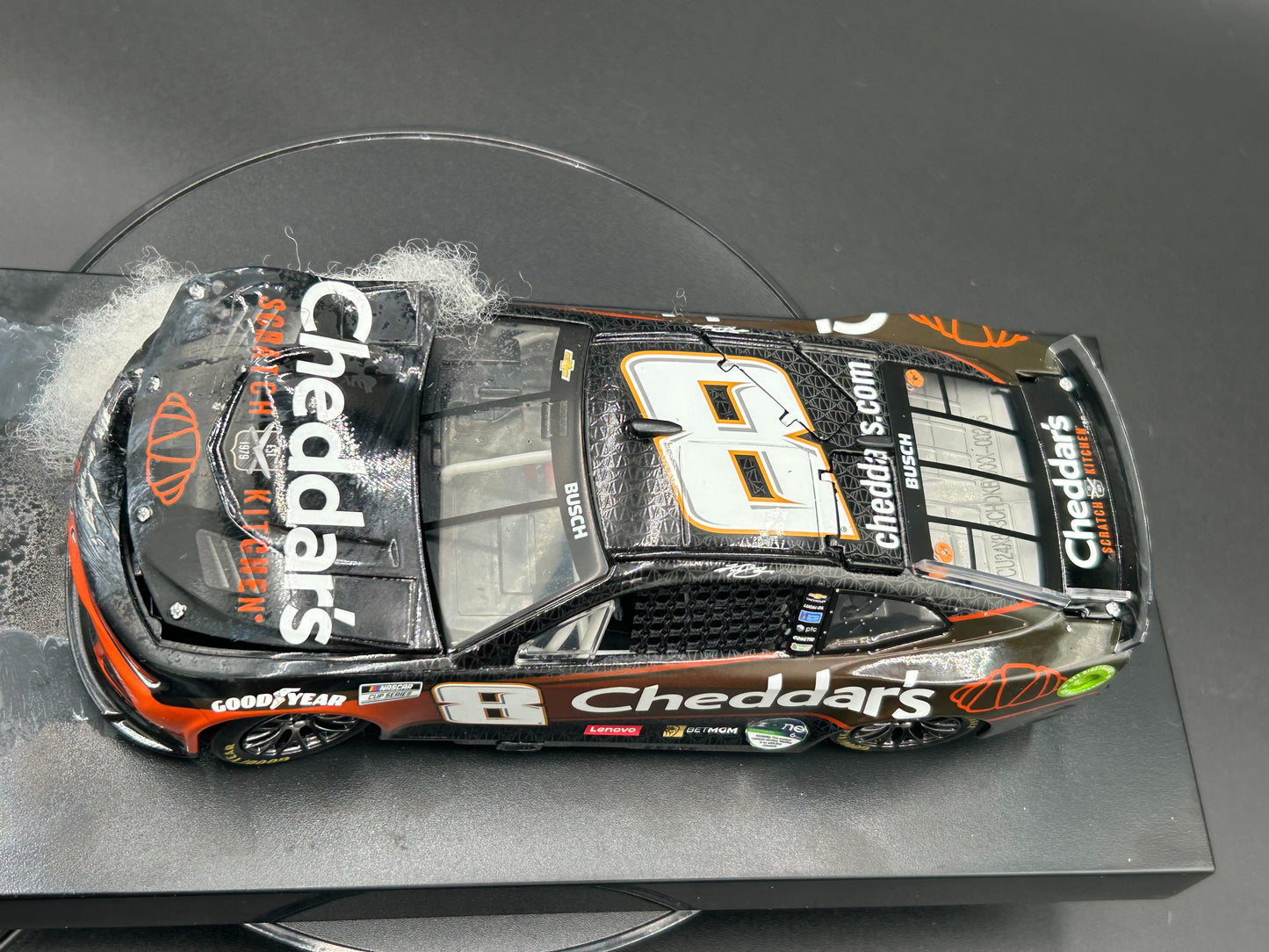 MrMuffin Racing Custom Wrecked 2024  Kyle Busch #8 Cheddar's Iowa Speedway - MRMRC-009