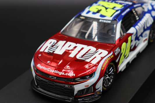 William Byron 2026 - #24 RAPTOR - 1:24 ARC Chrome Diecast