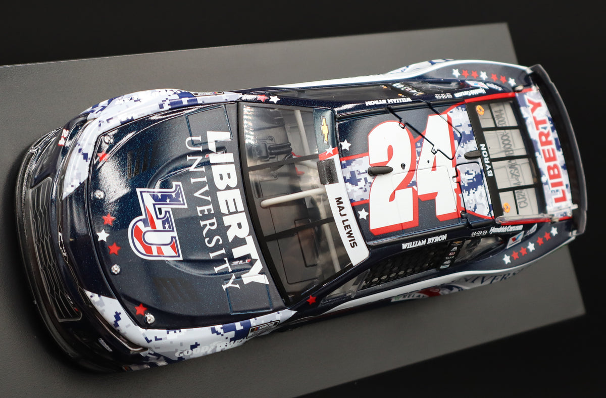 William Byron 2024 - #24 Liberty University Patriotic - 1:24 ELITE Diecast