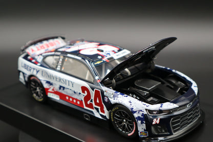 William Byron 2024 - #24 Liberty University Patriotic - 1:24 ELITE Diecast