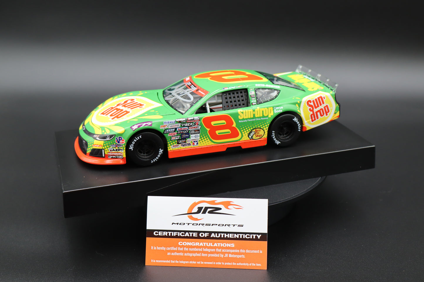 Dale Earnhardt Jr. 2025 - #8 Sun Drop Late Model - 1:24 ARC Autographed Diecast - LRO#51