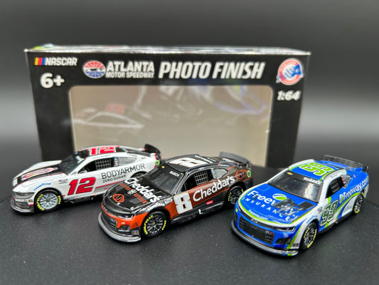 Three-Wide Thriller in Atlanta 2024 - Atlanta Raced Win (3-Pack) - 1:64 ARC Diecast