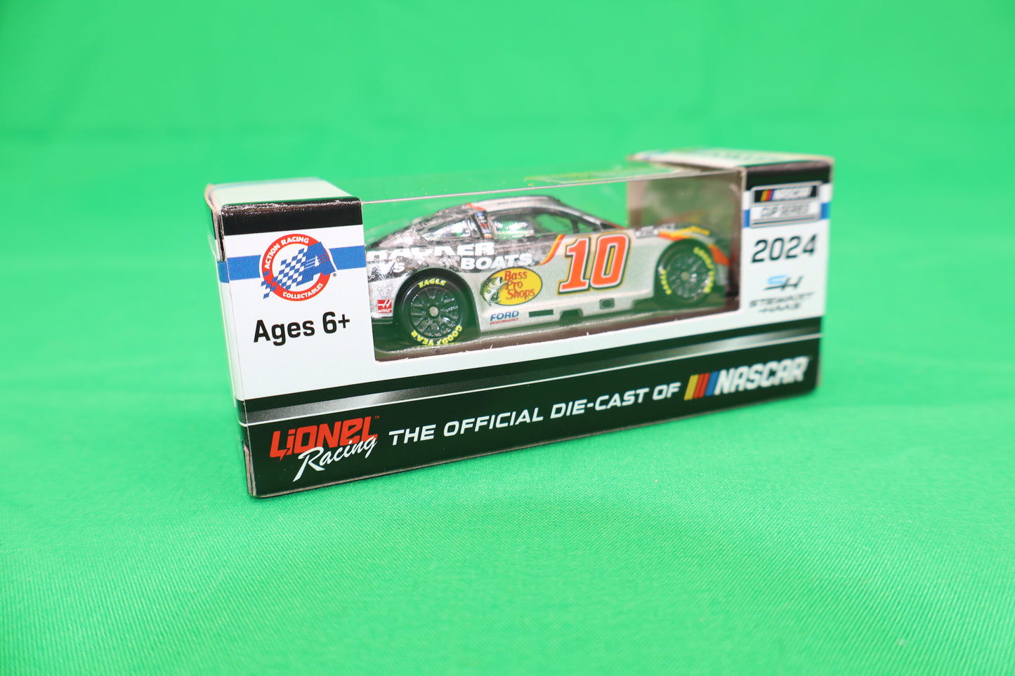 Noah Gragson 2024 - #10 Bass Pro Shops / Ranger Boats / Tracker Boats & ATVS - 1:64 ARC Diecast