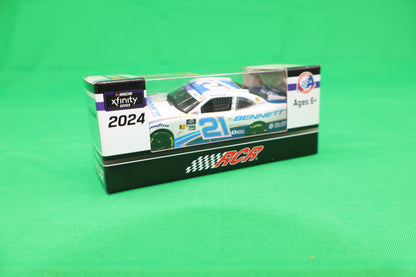 Austin Hill 2024 - #21 Bennett Transportation & Logistics (Daytona Raced Win) - 1:64 ARC Diecast