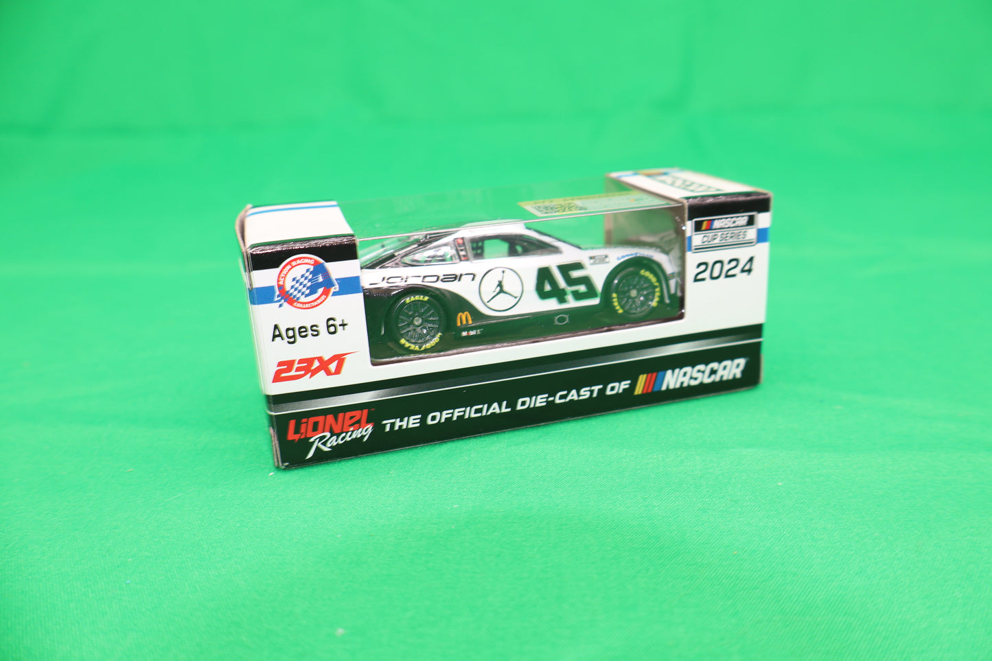 Tyler Reddick 2024 - #45 Jordan Brand White - 1:64 ARC Diecast