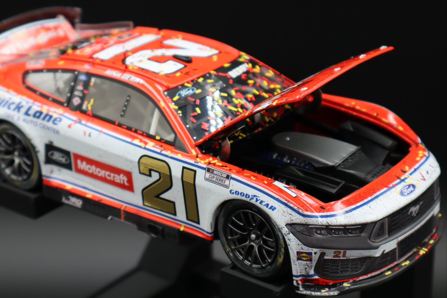 Josh Berry 2025 - #21 Motorcraft (Las Vegas Raced Win) - 1:24 ELITE Diecast -LRO#38