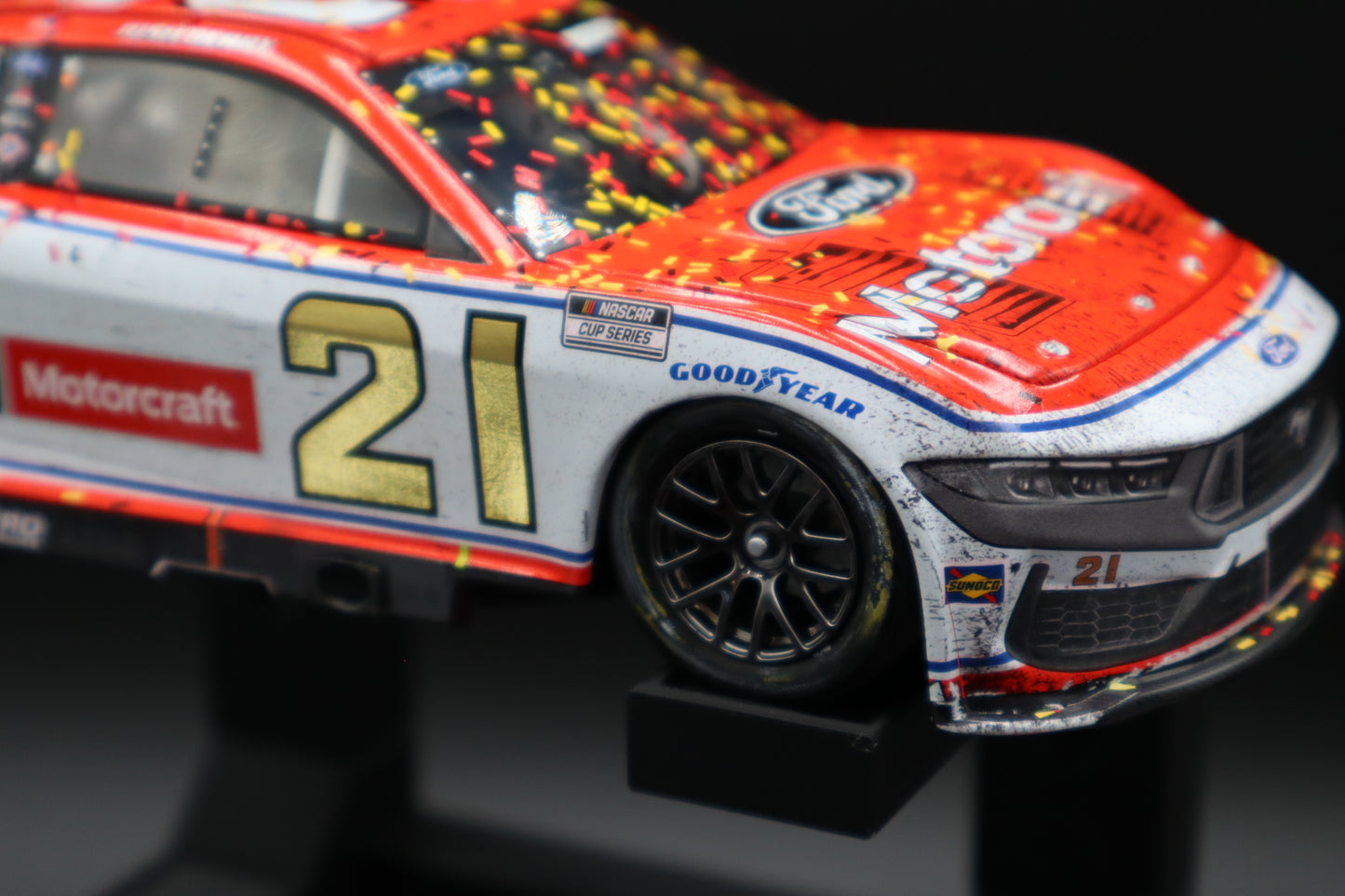 Josh Berry 2025 - #21 Motorcraft (Las Vegas Raced Win) - 1:24 ELITE Diecast -LRO#38