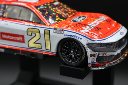 Josh Berry 2025 - #21 Motorcraft (Las Vegas Raced Win) - 1:24 ELITE Diecast -LRO#38