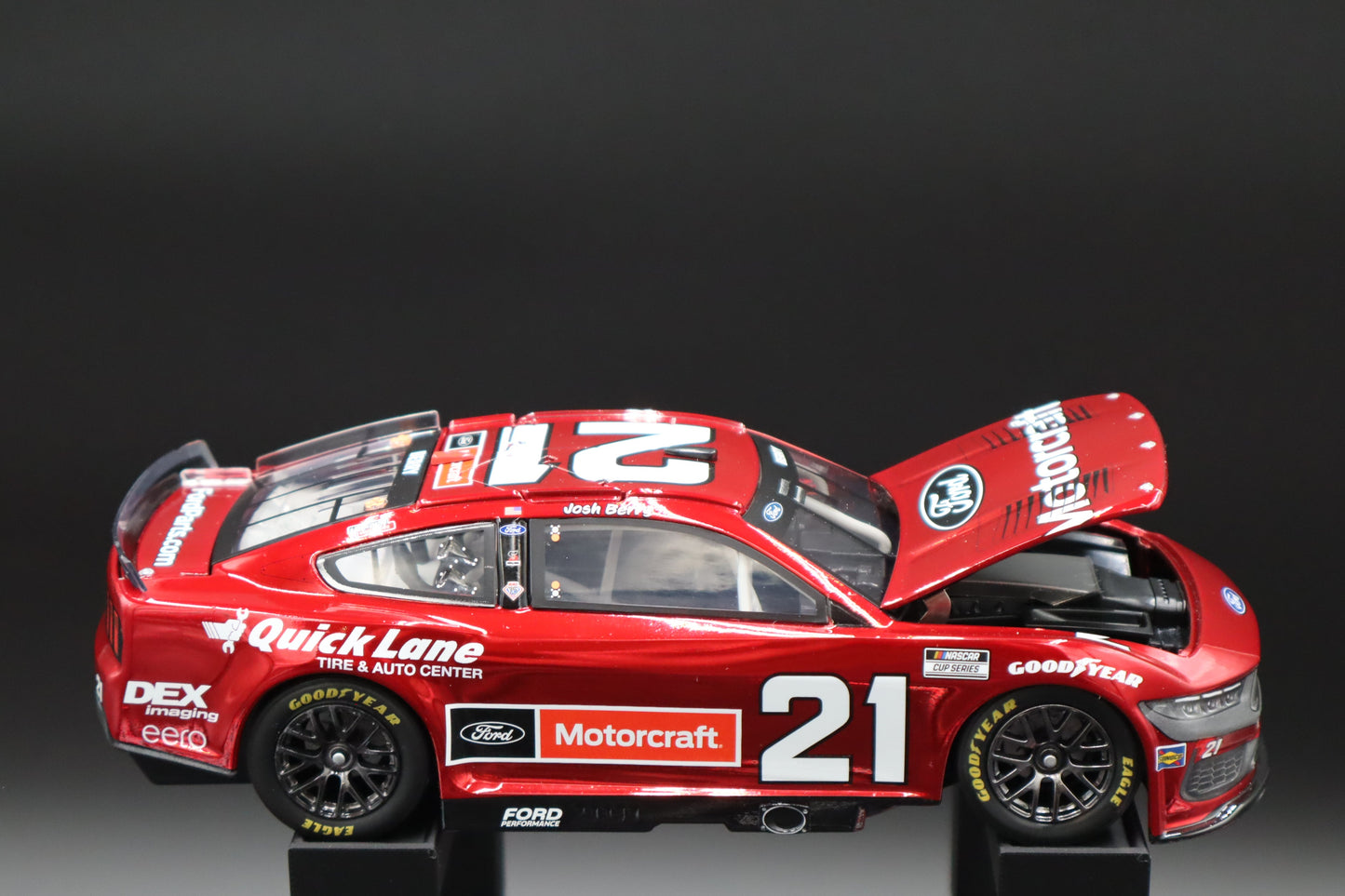 Josh Berry 2025 - #21 Motorcraft “Backseater” - 1:24 ARC Chrome Diecast - LRO#35