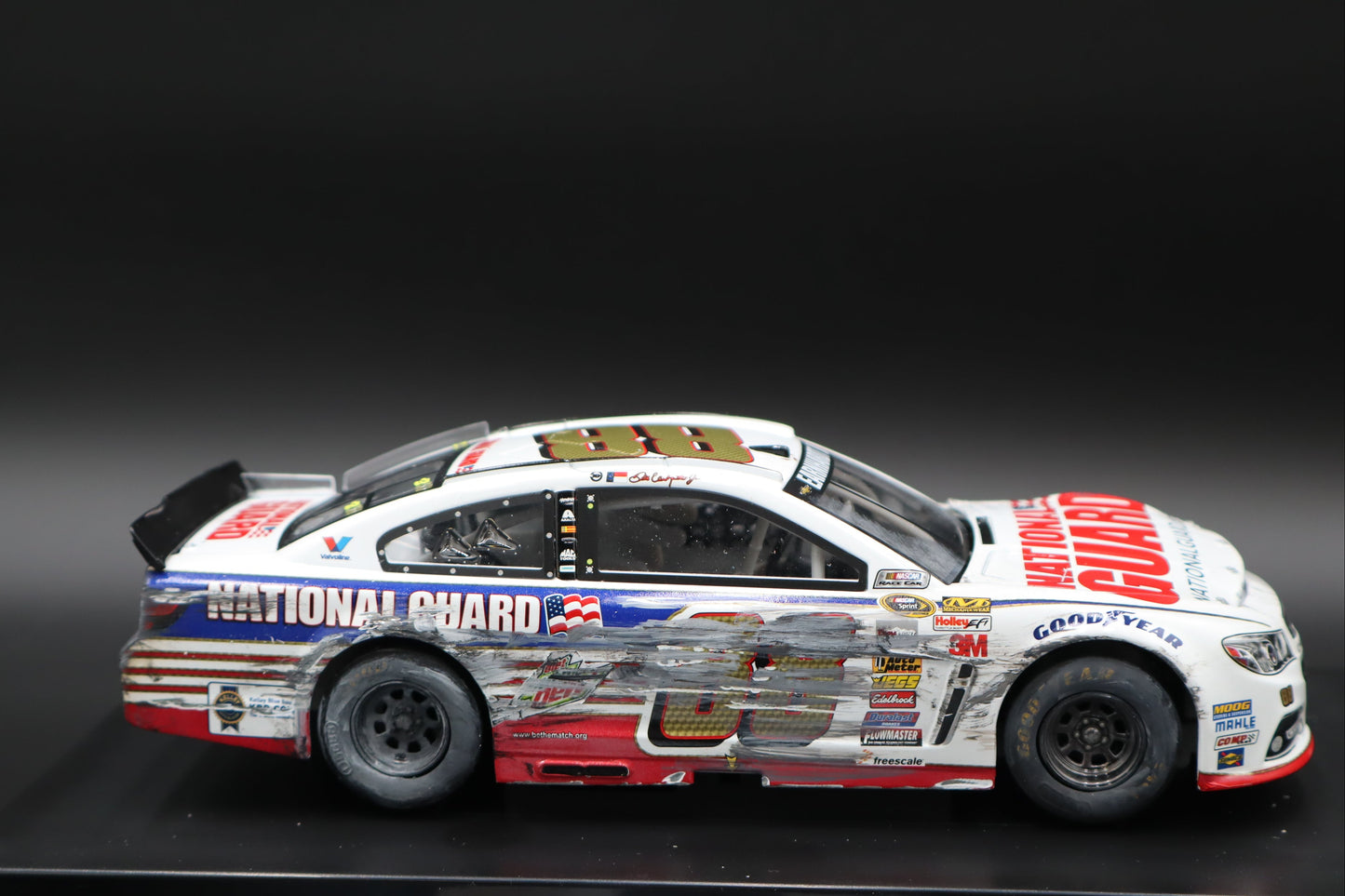 MrMuffin Racing Custom 2014 Wrecked Dale Jr #88 National Guard - MRMRC-006