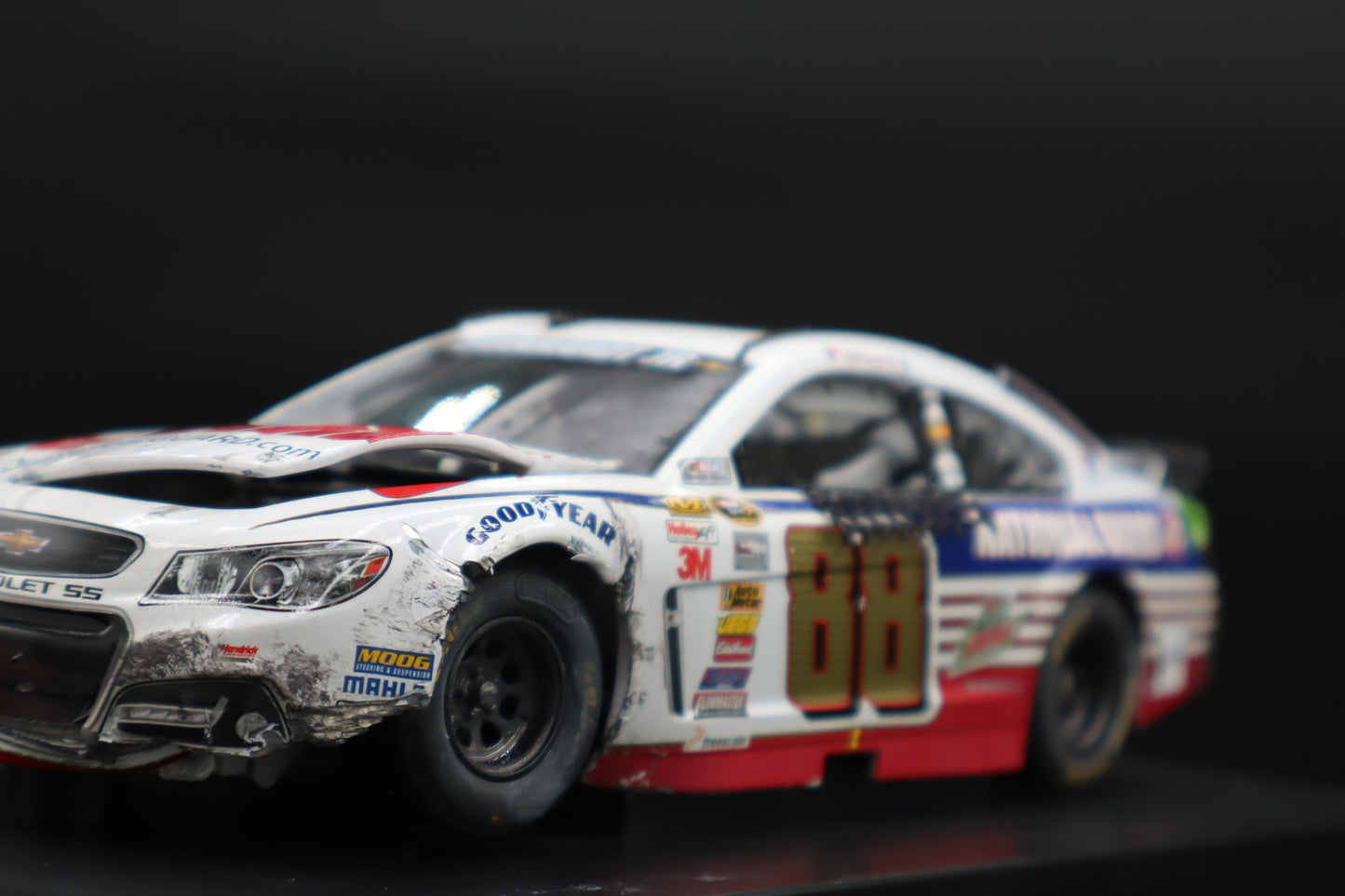 MrMuffin Racing Custom 2014 Wrecked Dale Jr #88 National Guard - MRMRC-006