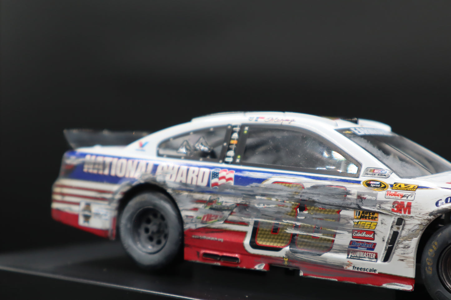 MrMuffin Racing Custom 2014 Wrecked Dale Jr #88 National Guard - MRMRC-006