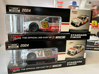 Hendricks Motorsports 2024 - Throwback (2-Pack) - 1:24 ARC Diecast