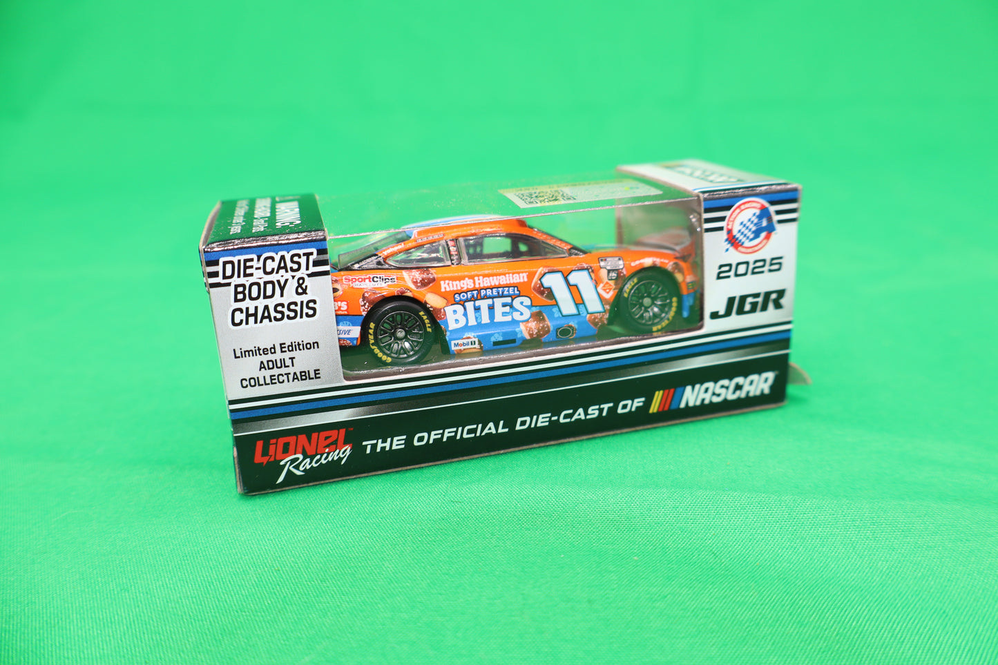 Denny Hamlin 2025 - #11 King’s Hawaiian Soft Pretzel Bites - 1:64 ARC Diecast