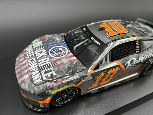 Noah Gragson 2024 - #10 Black Rifle Coffee Company / Ranger Boats - 1:24 ARC Chrome Diecast -LRO#44