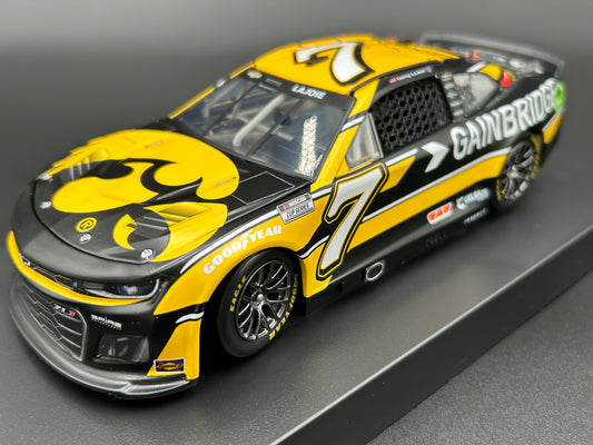 Corey LaJoie 2024 - #7 University Of Iowa Athletics / Gainbridge - 1:24 ARC Diecast - LRO#16