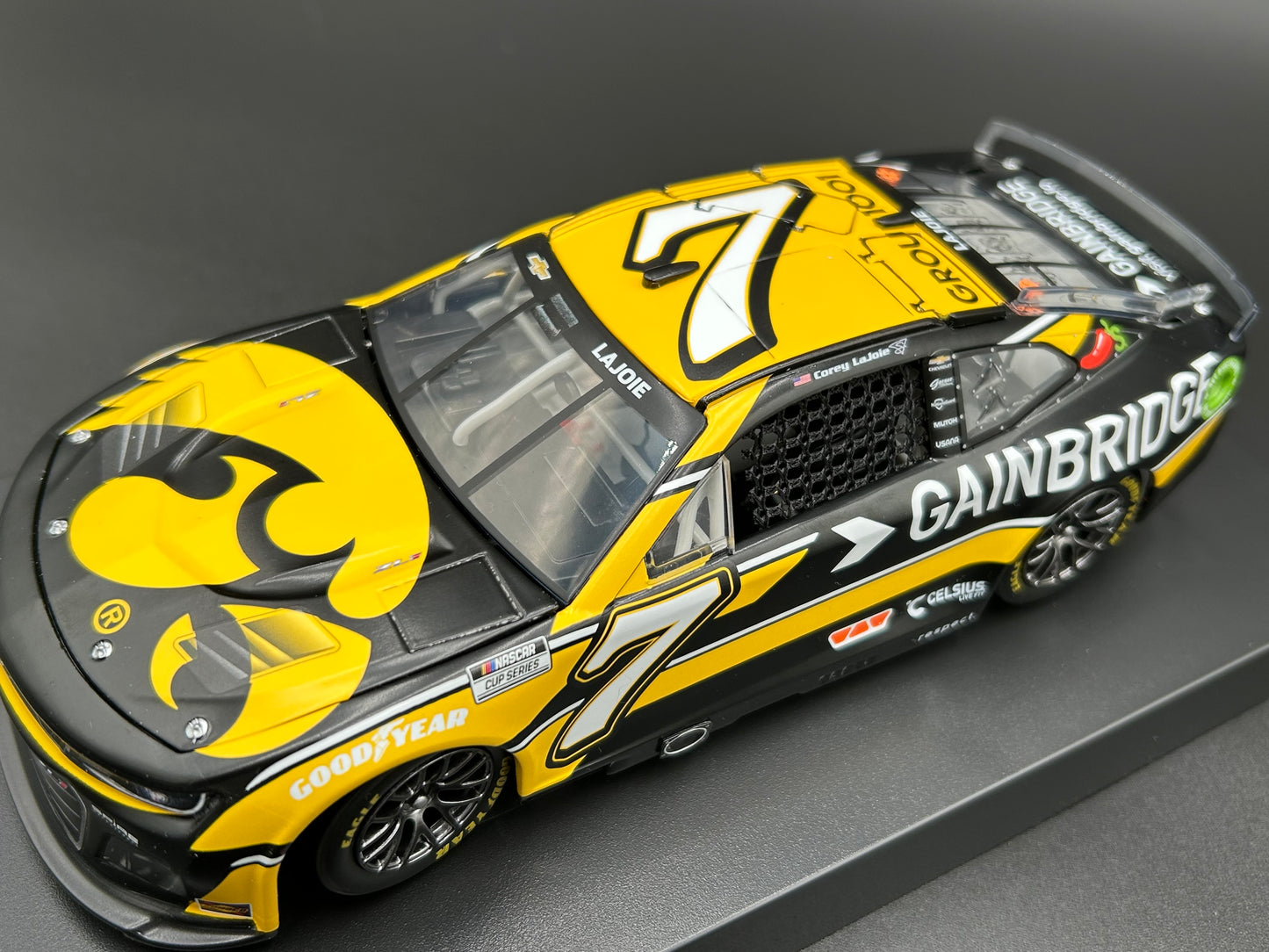 Corey LaJoie 2024 - #7 University Of Iowa Athletics / Gainbridge - 1:24 ARC Diecast - LRO#16