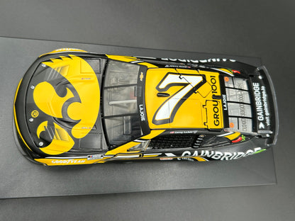 Corey LaJoie 2024 - #7 University Of Iowa Athletics / Gainbridge - 1:24 ARC Diecast - LRO#16