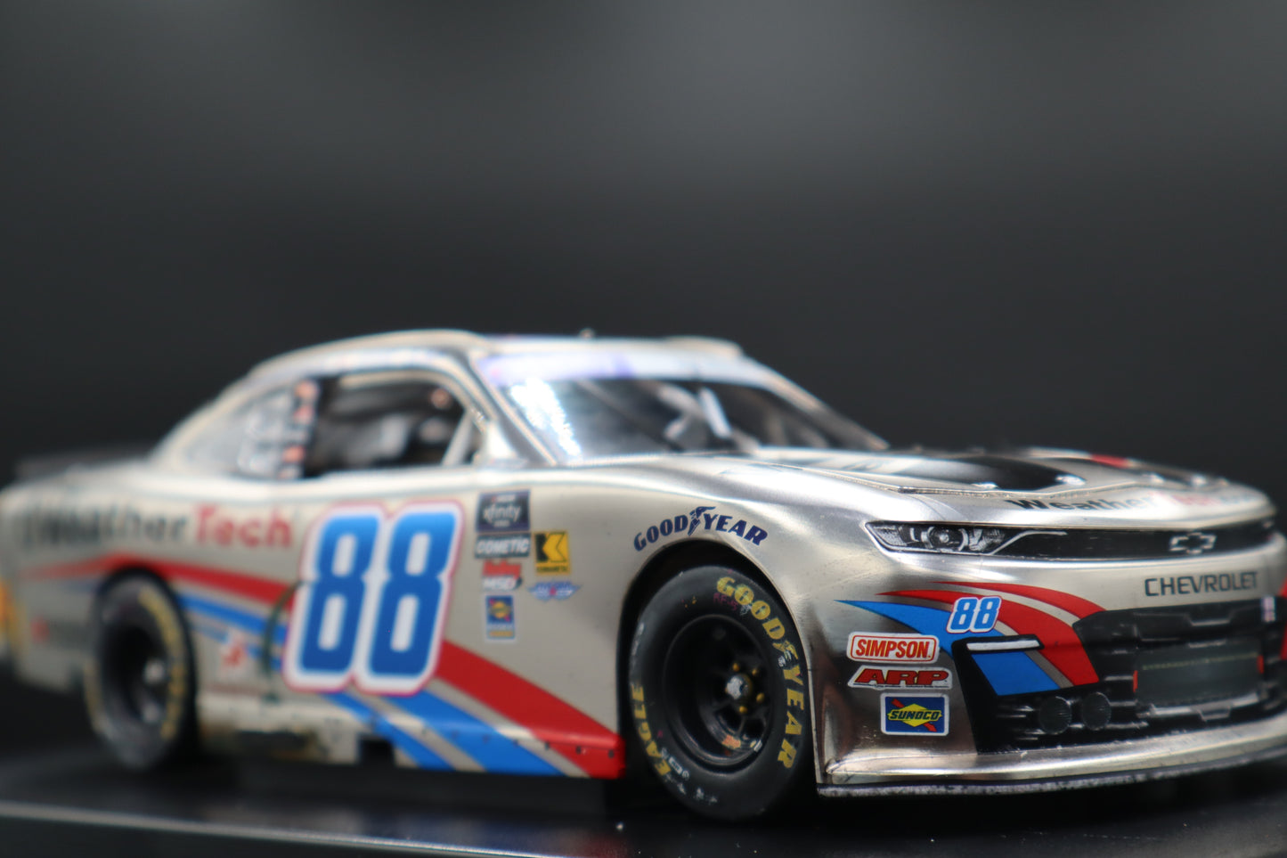 Connor Zilisch 2025 - #88 WeatherTech (Portland Raced Win) - 1:24 ARC Chrome Diecast