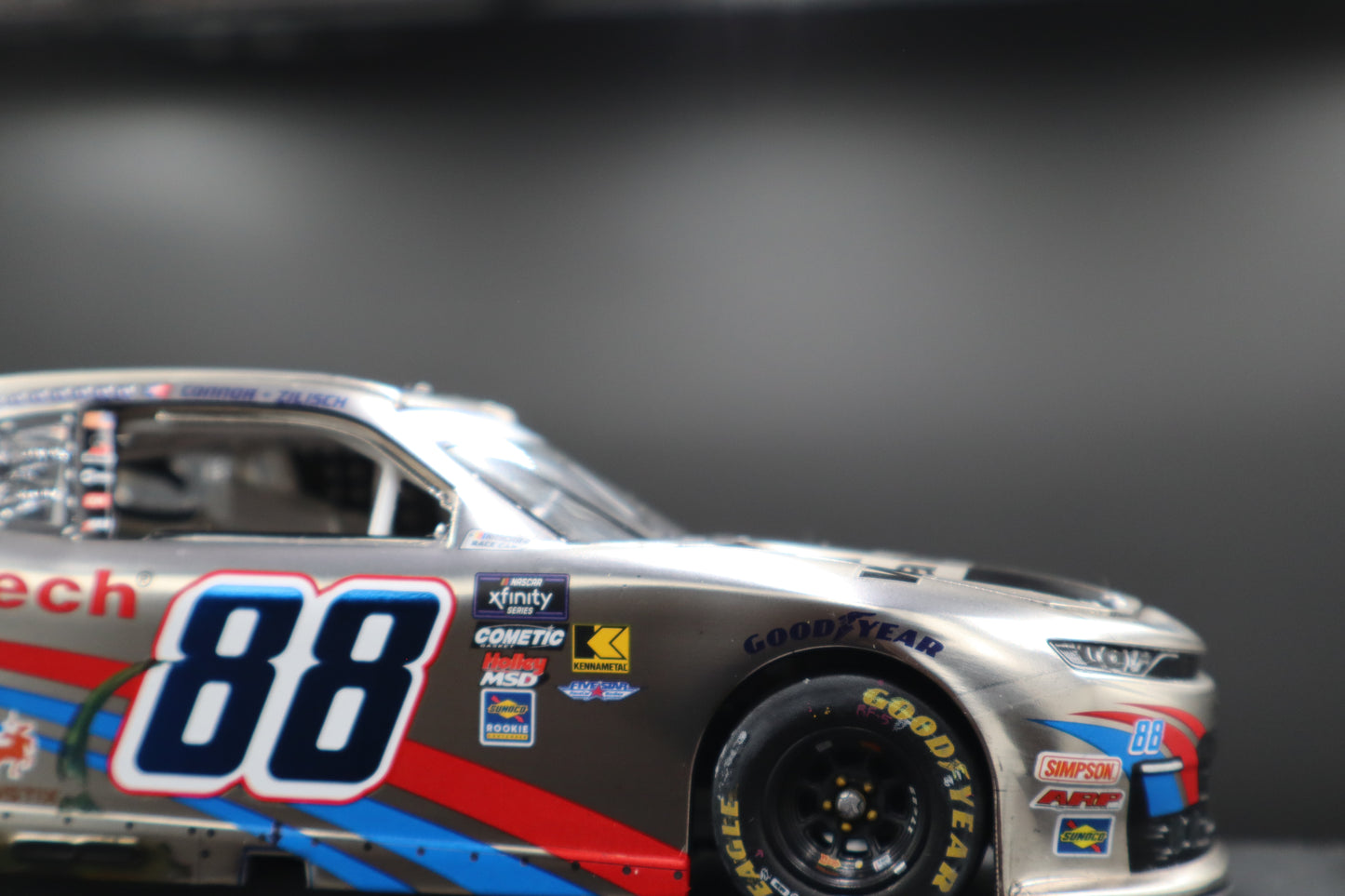 Connor Zilisch 2025 - #88 WeatherTech (Portland Raced Win) - 1:24 ARC Chrome Diecast