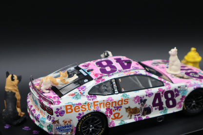 MrMuffin Racing Custom 2024 Alex Bowman #48 Best Friends "Pink Hood" Fantasy Diecast - MRMRC-014