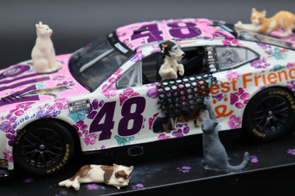 MrMuffin Racing Custom 2024 Alex Bowman #48 Best Friends "Pink Hood" Fantasy Diecast - MRMRC-014