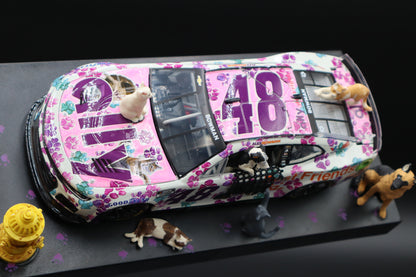 MrMuffin Racing Custom 2024 Alex Bowman #48 Best Friends "Pink Hood" Fantasy Diecast - MRMRC-014