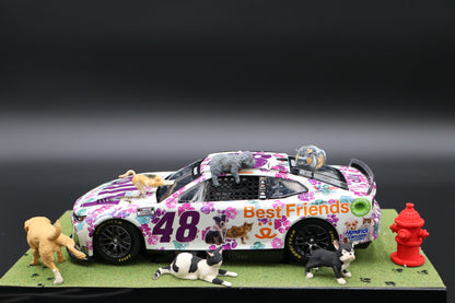 MrMuffin Racing Custom 2024 Alex Bowman #48 Best Friends "On the Grass" Fantasy Diecast - MRMRC-013