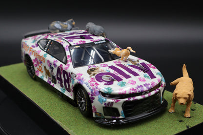 MrMuffin Racing Custom 2024 Alex Bowman #48 Best Friends "On the Grass" Fantasy Diecast - MRMRC-013