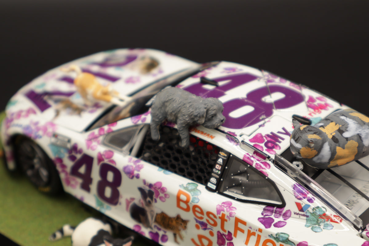 MrMuffin Racing Custom 2024 Alex Bowman #48 Best Friends "On the Grass" Fantasy Diecast - MRMRC-013