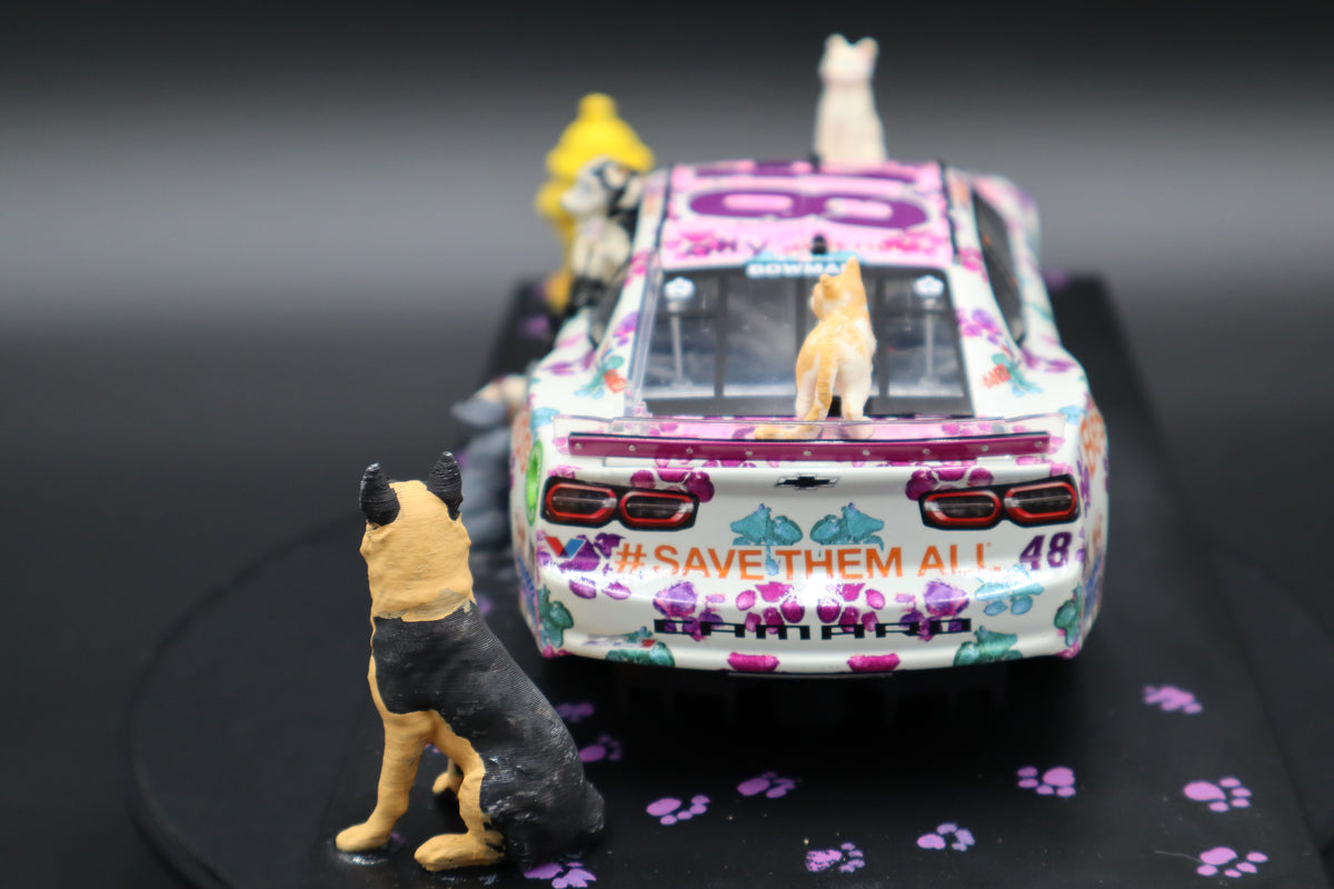 MrMuffin Racing Custom 2024 Alex Bowman #48 Best Friends "Pink Hood" Fantasy Diecast - MRMRC-014